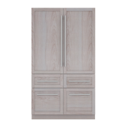 Thermador - Freedom Collection 48 in Wide 16.5 Cu. Ft. Smart Built-in Bottom Refrigerator - Custom Panel Ready