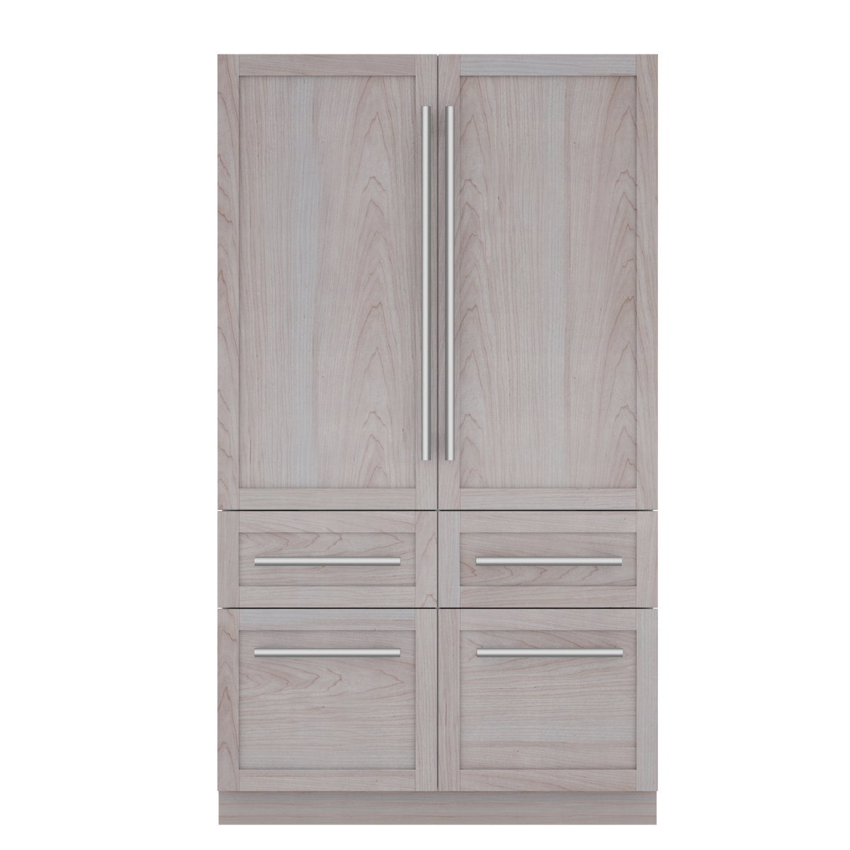 Thermador - Freedom Collection 48 in Wide 16.5 Cu. Ft. Smart Built-in Bottom Refrigerator - Custom Panel Ready