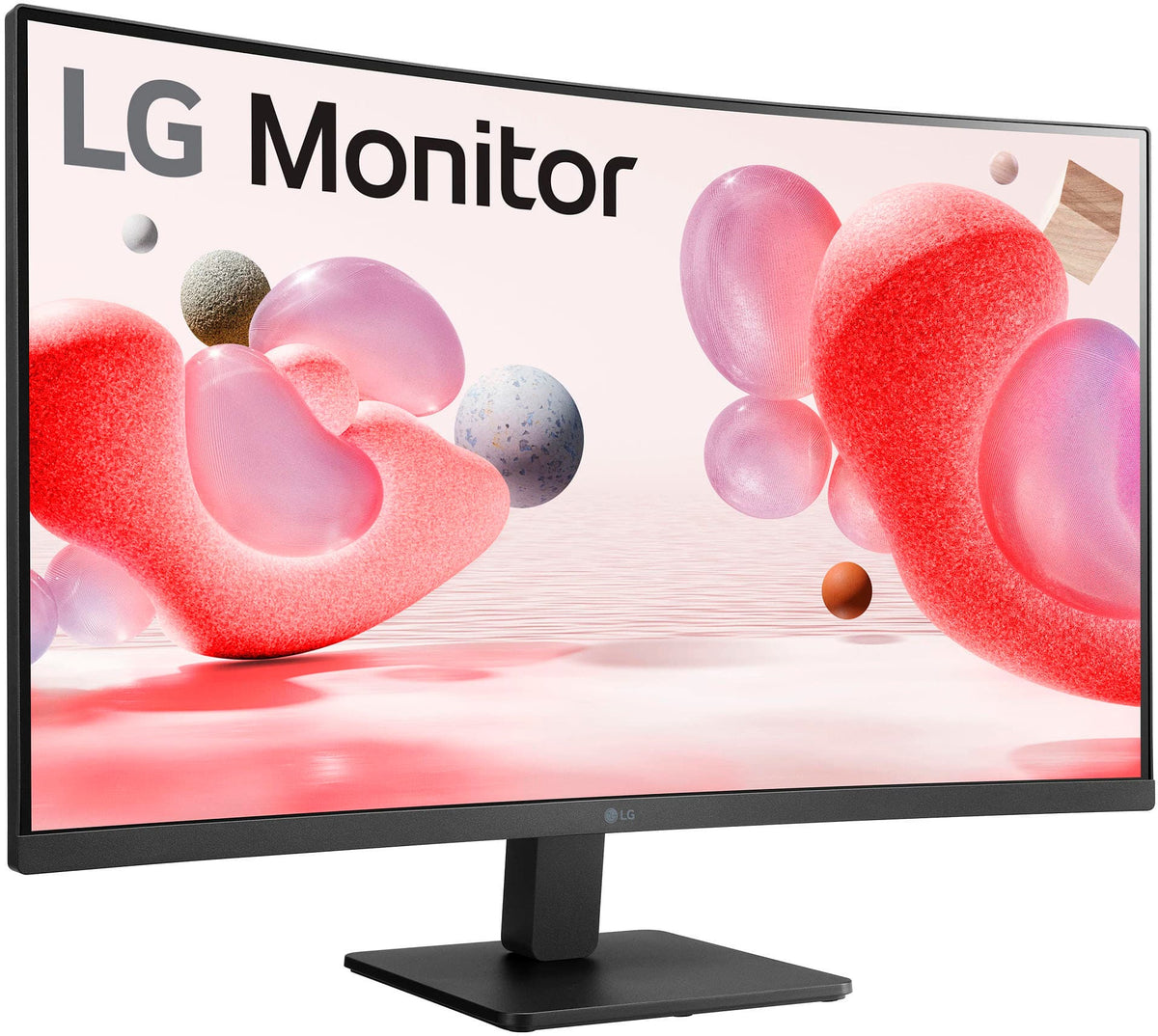 LG - 32" VA Curved FHD 100Hz AMD FreeSync Monitor (HDMI) - Black