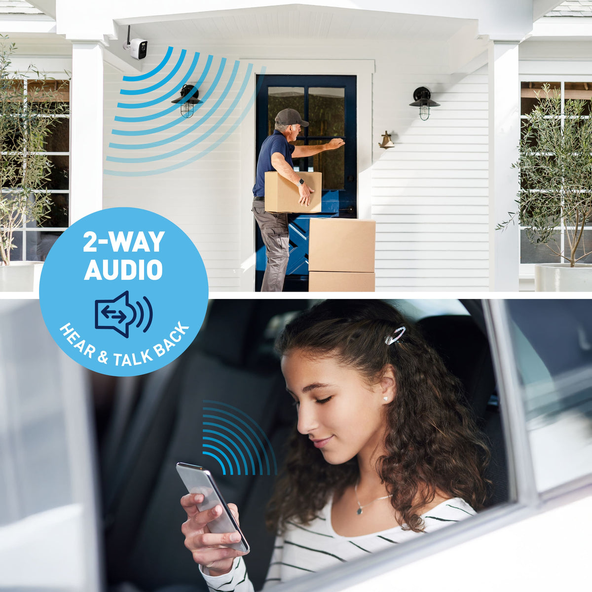 Swann - MaxRanger4K Mini Wireless Security System / Base Station / 32GB / 3x MINICAM 4K IP Cameras - Black