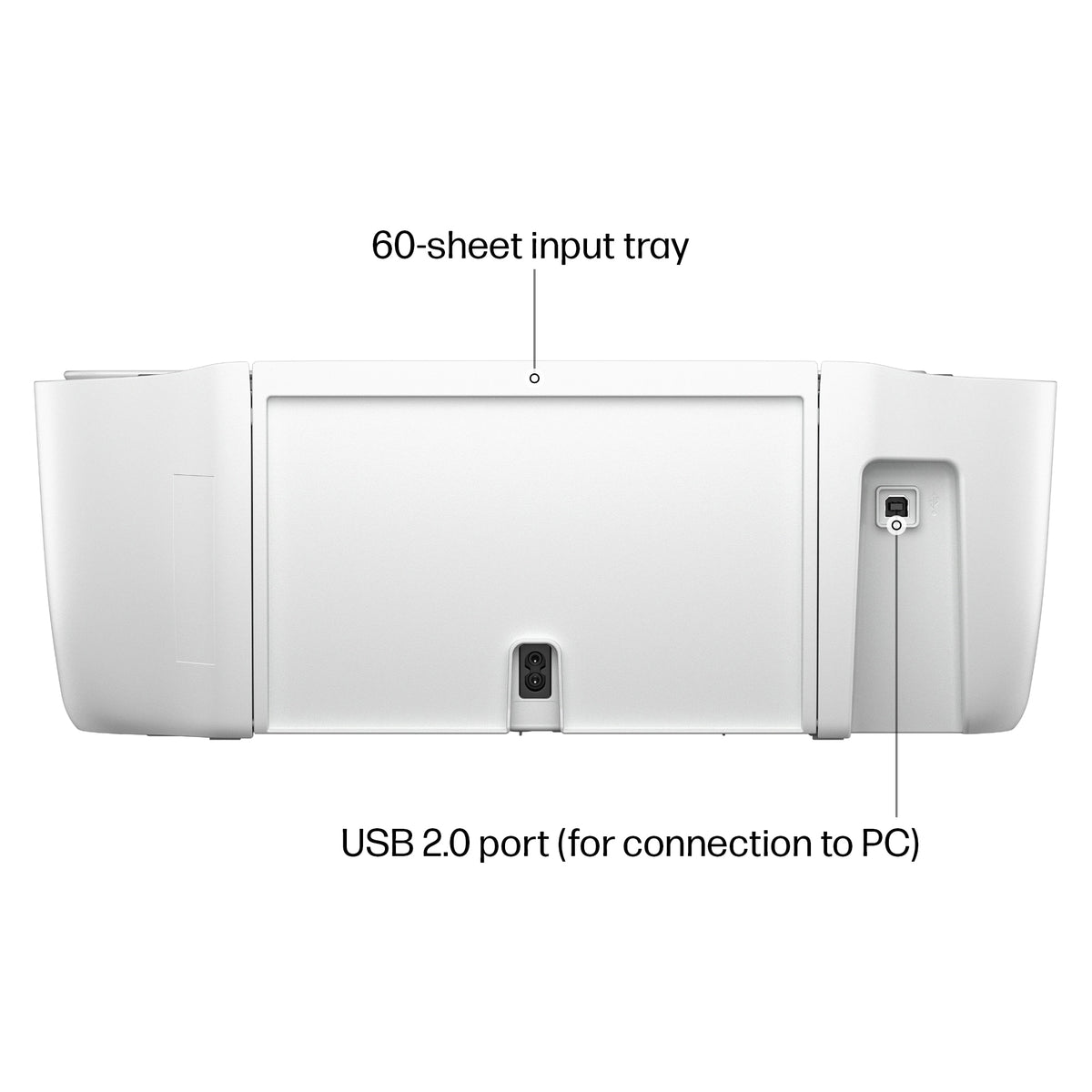 HP - DeskJet 2827e Wireless AI-Enabled All-in-One Inkjet Printer with 3 Months of Instant Ink - White
