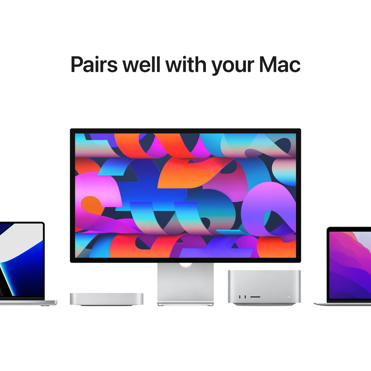 Apple - Studio Display - Nano-texture glass - Tilt-adjustable stand - Silver