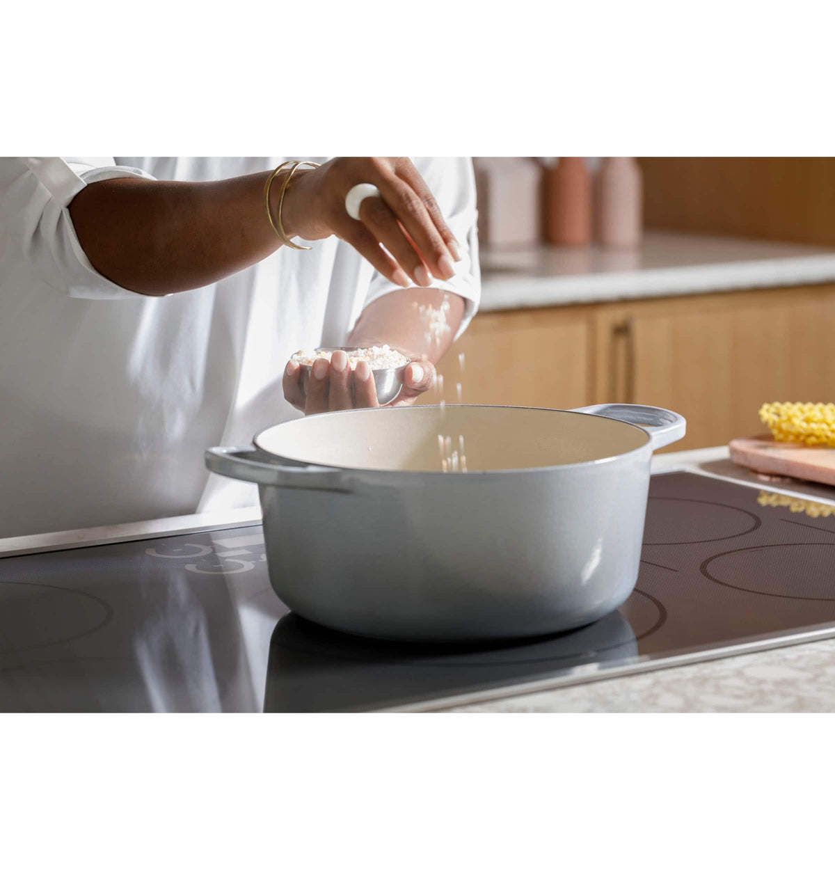 Café - ENERGY STAR 36" Built-In Touch Control Electric Induction Cooktop - Black