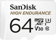 64GB SanDisk High Endurance microSDXC Card with Adapter