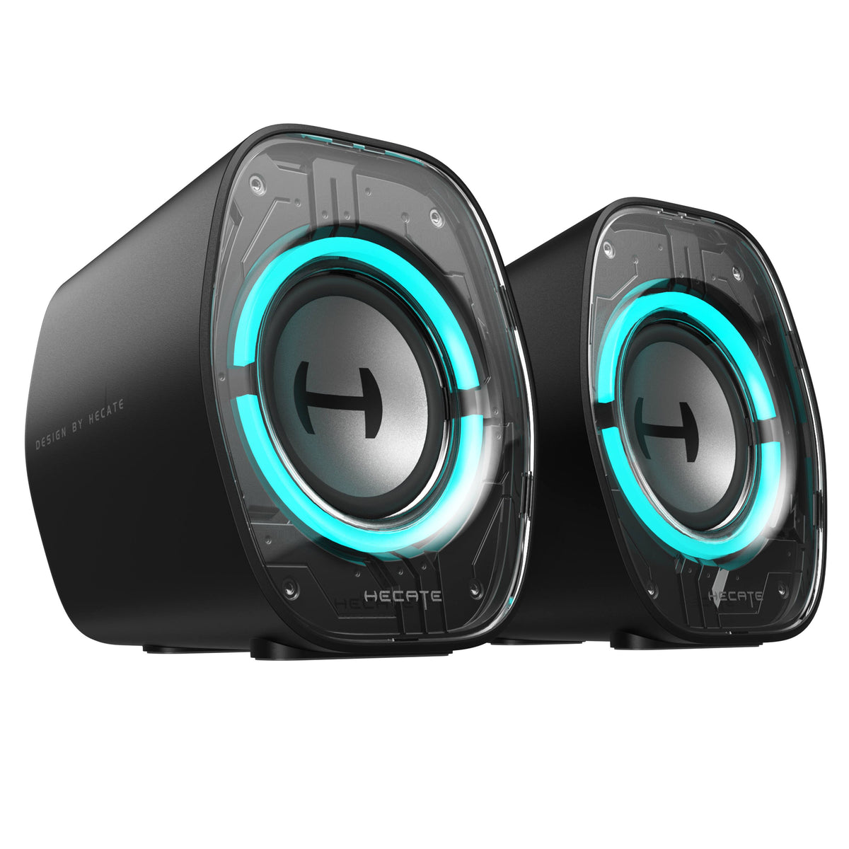 Edifier - G1000 II 2.0 Bluetooth Gaming Speakers with RGB Lighting (2-Piece) - Black
