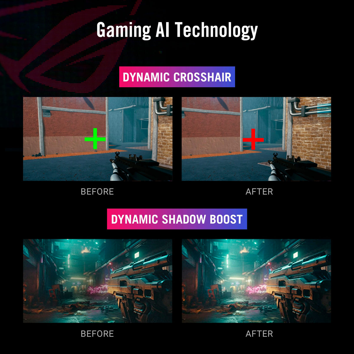 ASUS - ROG Strix 27" Dual Mode (5K 165Hz, 2K 330Hz) 1ms Gaming Monitor with FreeSync Premium Pro and HDR - Black