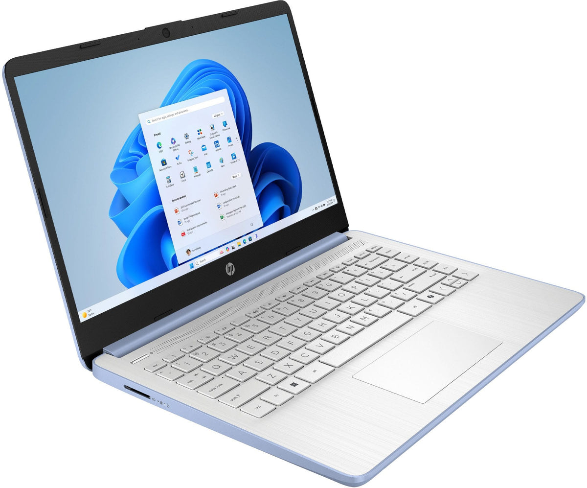 HP - 14" Laptop - Intel N150 Processor - 4GB Memory - 128GB UFS - Sky Blue