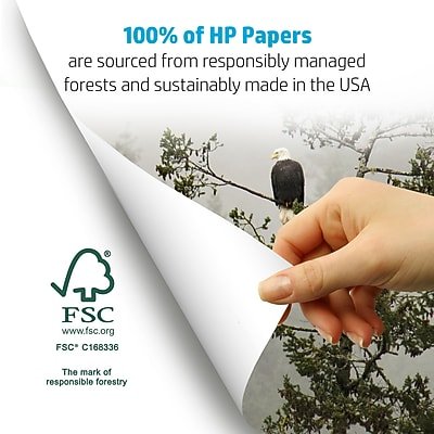HP - 8.5" x 11" Multipurpose Paper, 20 lbs., 96 Brightness, 500 Sheets/Ream, 10 Reams/Carton - White