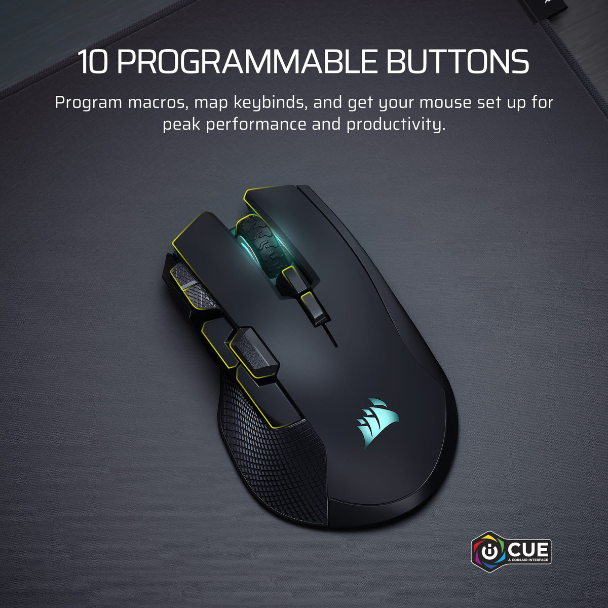 CORSAIR - IRONCLAW WIRELESS SE FPS/MOBA/MMO Optical Gaming Mouse - Wireless - Black