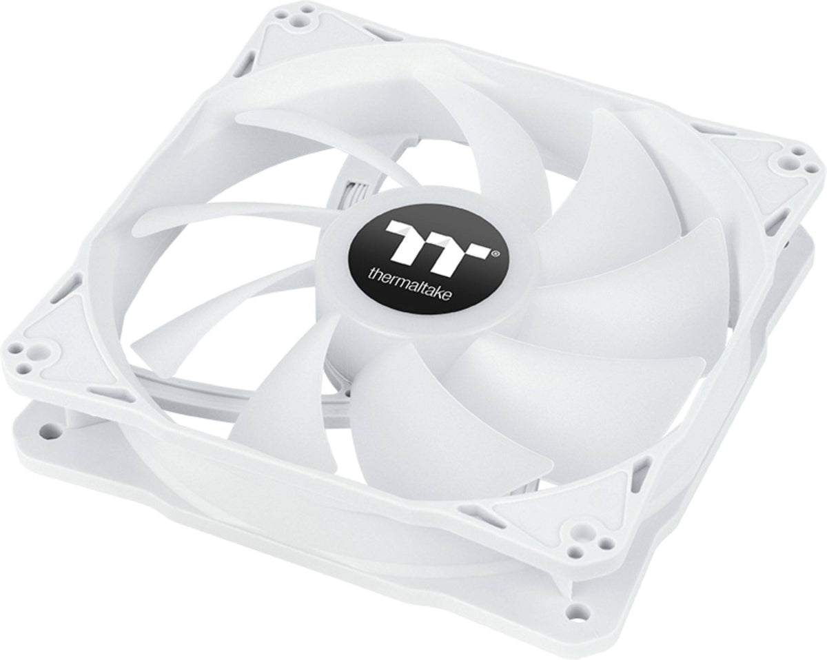 Thermaltake - LE120 ARGB Sync 120mm PWM Computer Case Cooling Fan (3-Pack) - Snow