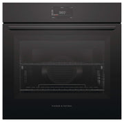 Fisher & Paykel - 24" 3 Cu. Ft. 5" Touchscreen Self-Cleaning Single Oven - Black