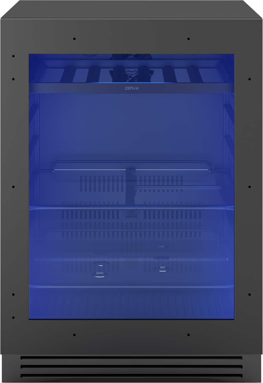 Zephyr - Presrv 24 in. 7-Bottle and 108-Can Single Zone Panel-Ready Beverage Cooler - Panel Ready + Glass