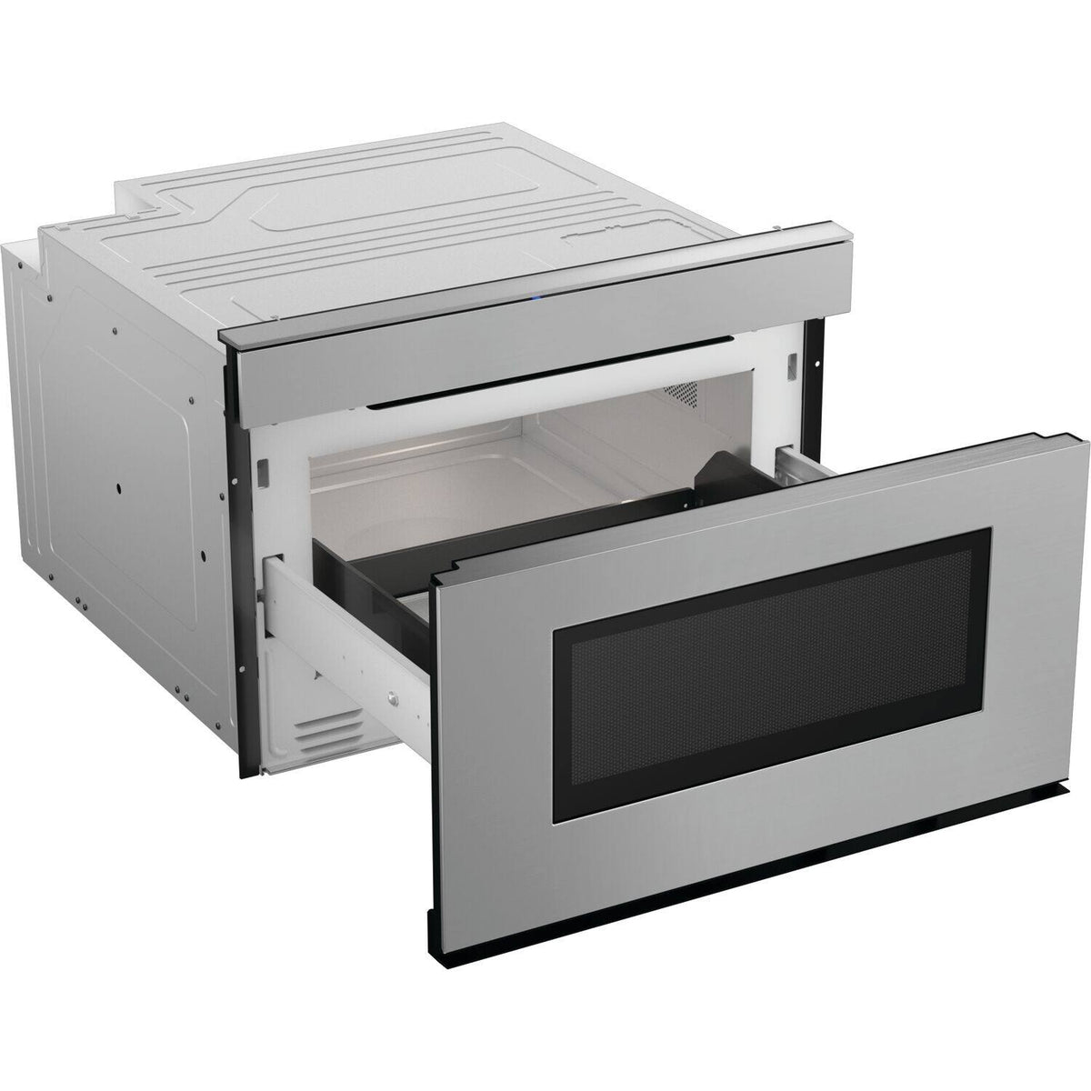 Sharp - 24 In 1.2 CuFt Built-In Smart Microwave Drawer Oven with Sensor Cooking and Easy Wave Open - Stainless Steel