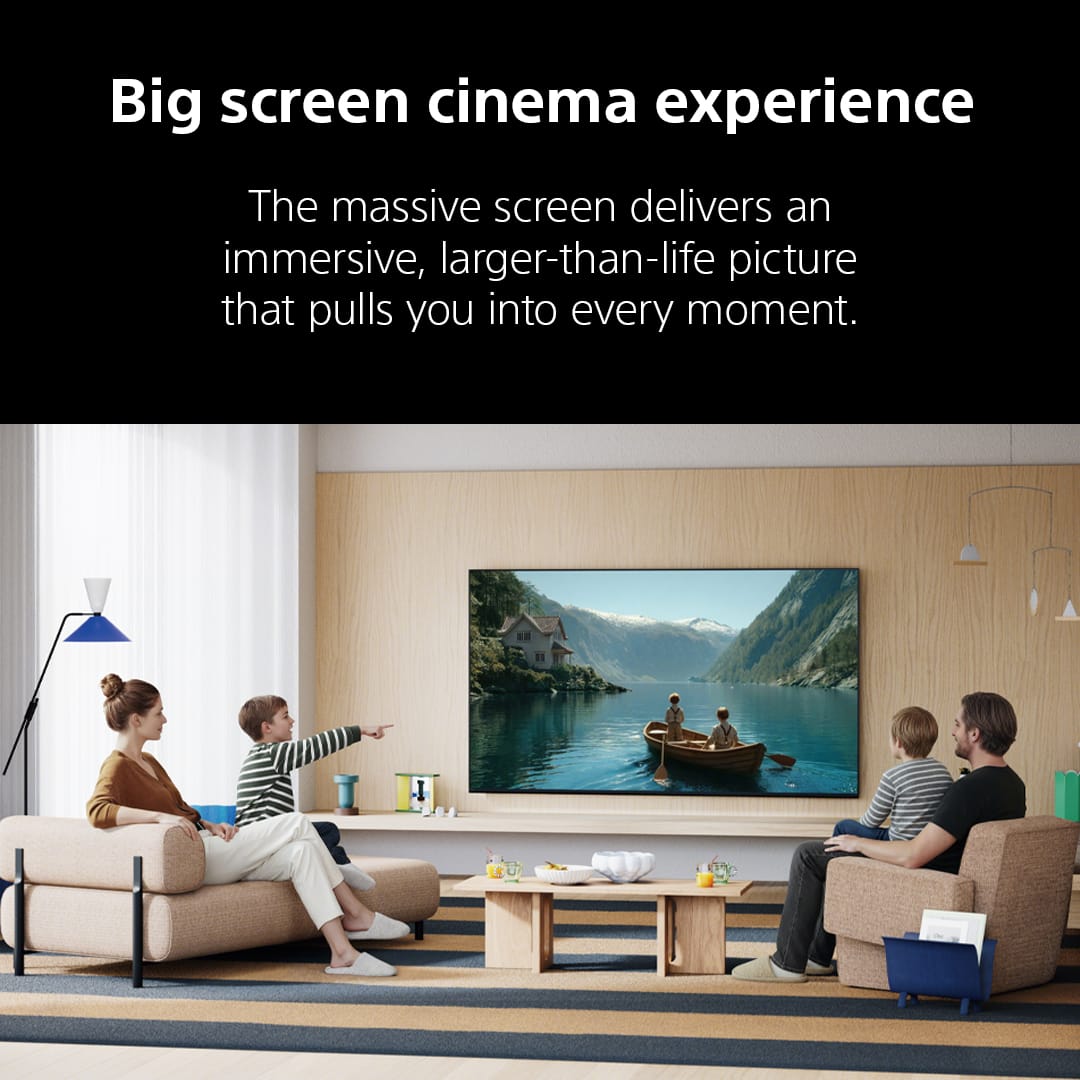 Sony - 100" class BRAVIA 3 II 4K HDR LED Google TV with Gemini (2026)
