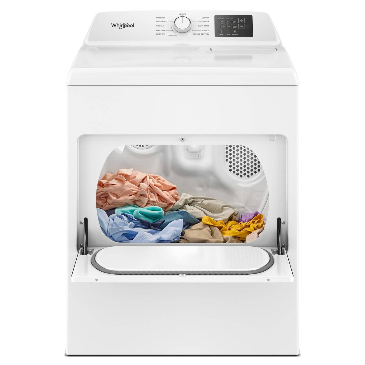 Whirlpool - 7.0 Cu. Ft. Gas Dryer with Adaptive Dry and Wrinkle Shield option - Vented Matching - White