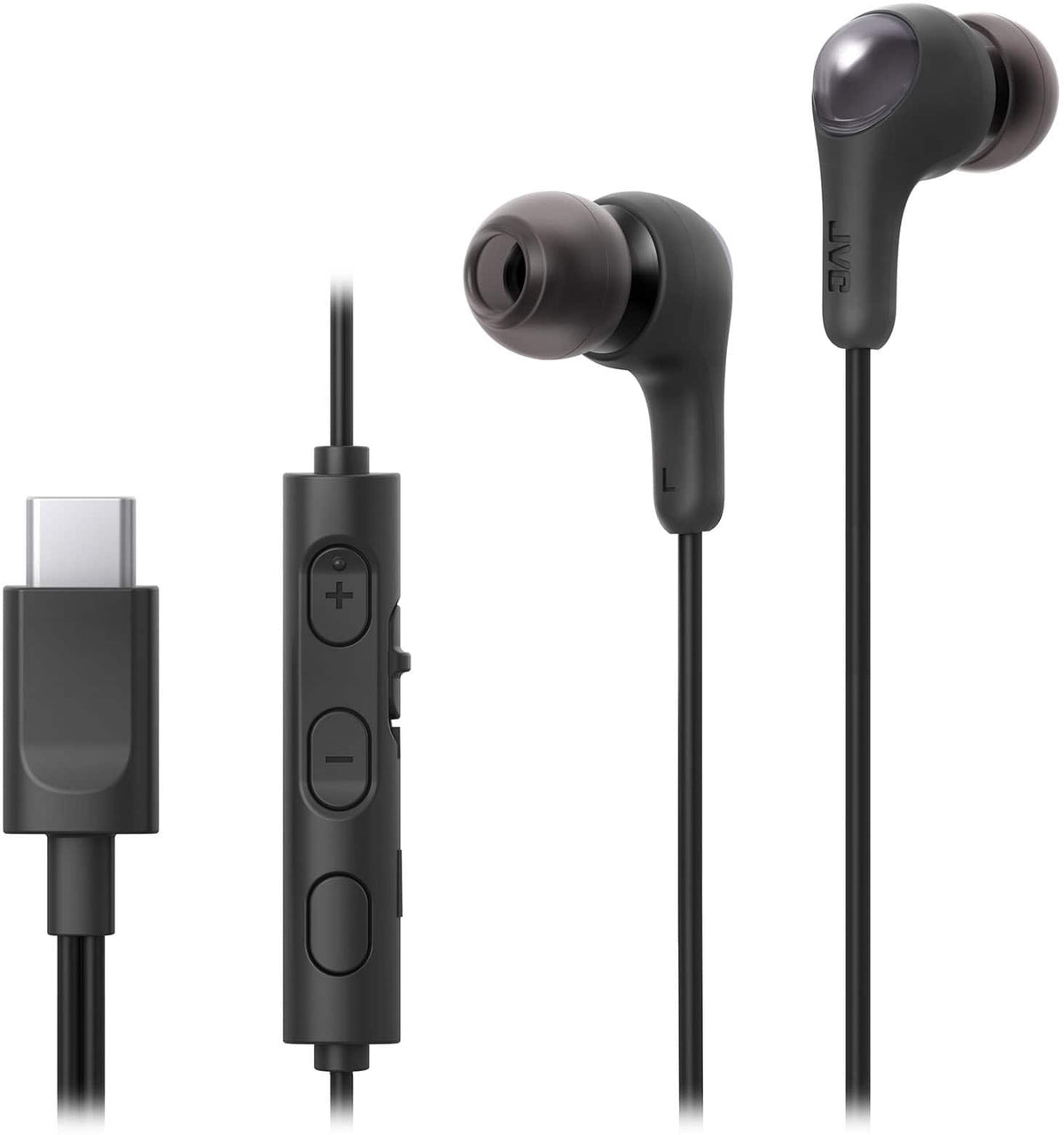 JVC - In-Ear Headphones HAFR9UCB - Black