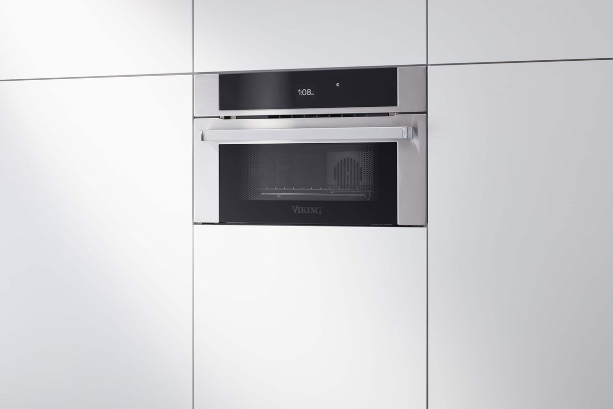 30” Viking RVL Collection 1.4 cu. ft. Built-In Single Electric True Convection Steam Oven - Stainless Steel