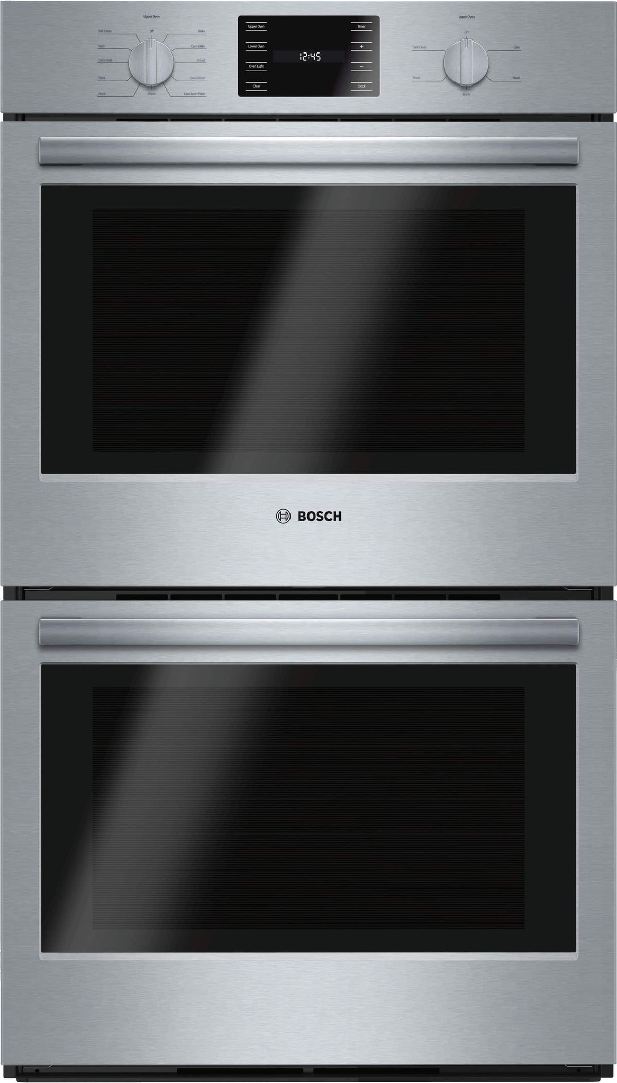 Bosch - 500 Series 30" Built-In Double Electric Wall Oven with True Convection - Stainless Steel