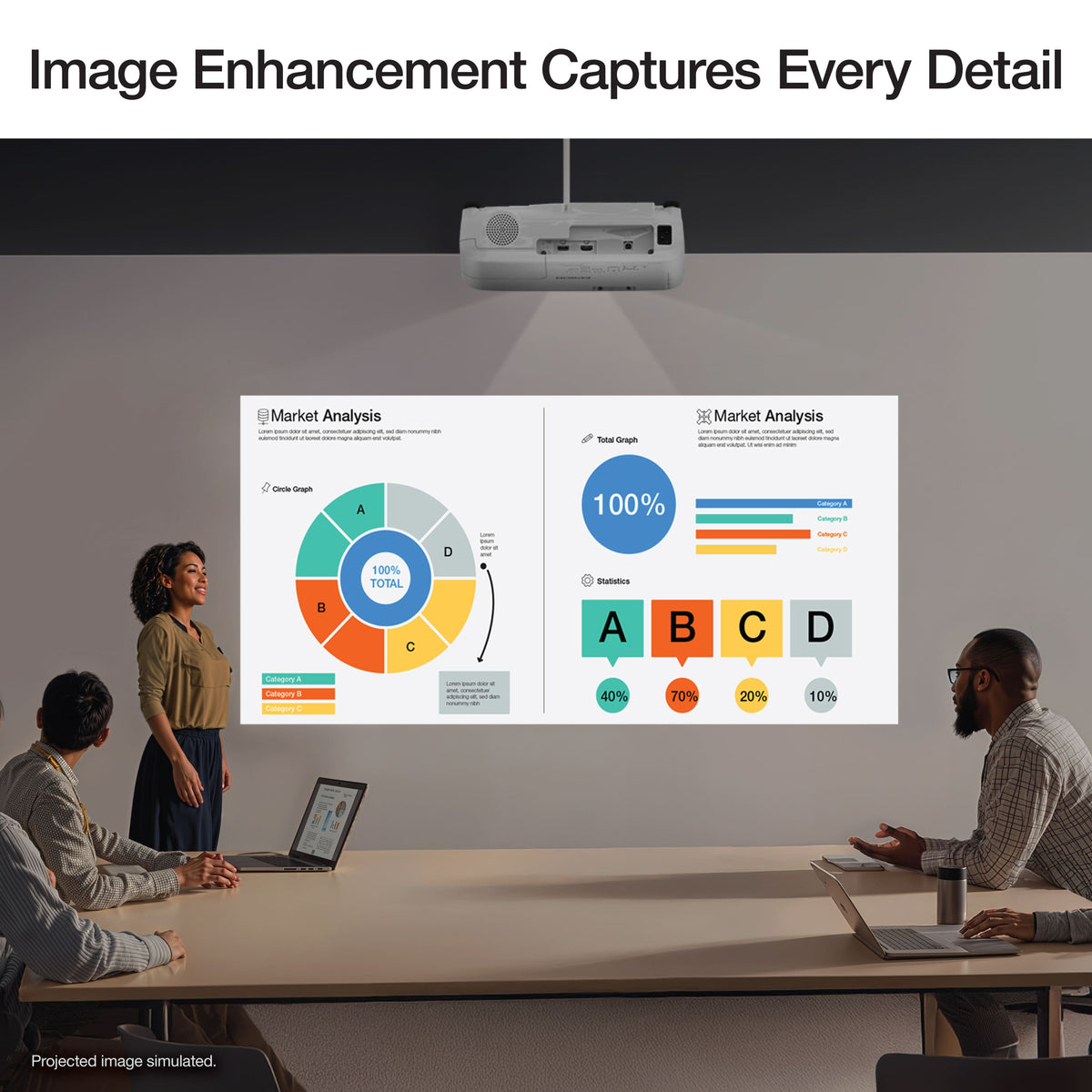 Epson - EX3290 Projector, 4,000 Lumens of Color and Brightness, 3-Chip 3LCD, WXGA - White