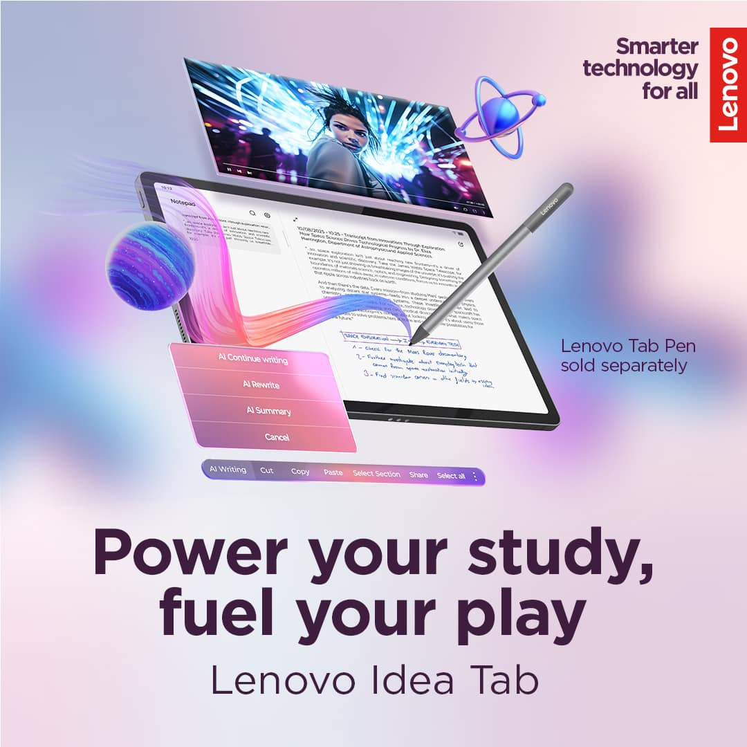 Lenovo - Idea Tab - 11" 2.5K Tablet - 4GB RAM - 128GB UFS - Luna Grey