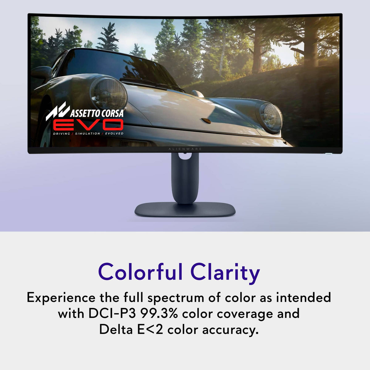 Alienware - AW3425DW 34" QD-OLED Curved WQHD 240Hz 0.03ms FreeSync Premium Pro Gaming Monitor with HDR (HDMI, DisplayPort, USB) - Interstellar Indigo