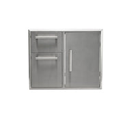 Coyote Outdoor Living - 31" Access Door & Double Drawer Combo - Stainless Steel