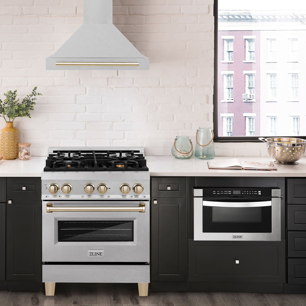 ZLINE Autograph Edition - 30 inches - Externally Vented - Wall Range Hood - Stainless Steel