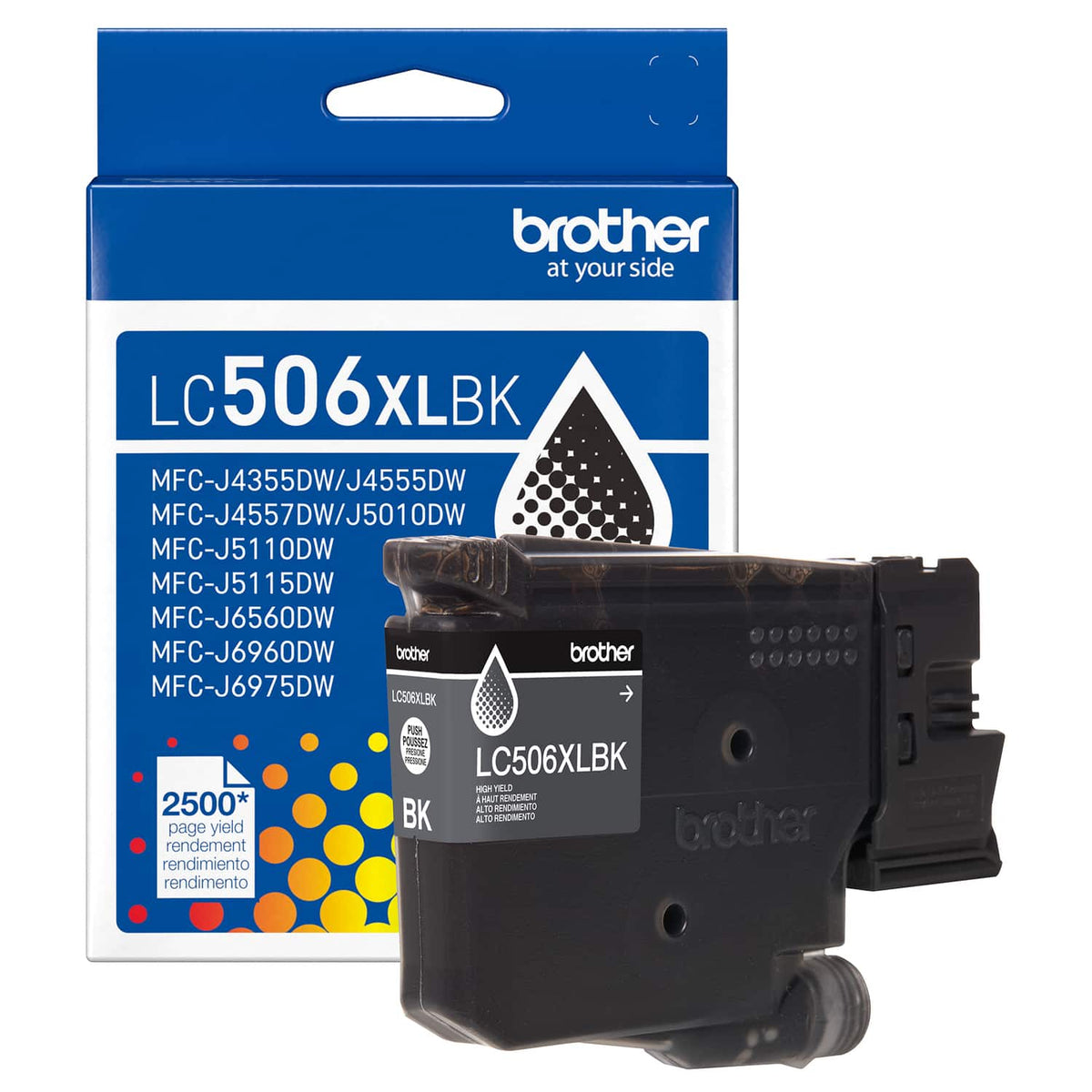 Brother - Genuine LC506XLBK High Yield Ink Cartridge - Black