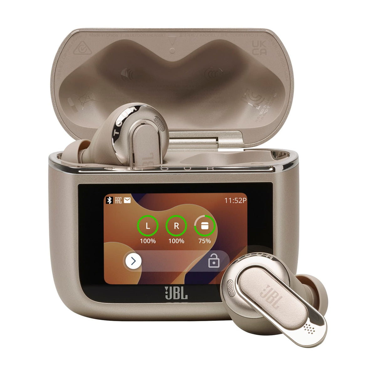 JBL - Tour Pro 3 True Wireless Noise Cancelling Earbuds - 2024 - Titanium