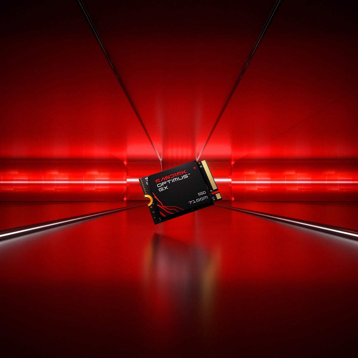 SANDISK - 1TB Optimus GX 7100M PCIe 4.0 x4 M.2 2230 NVMe SSD