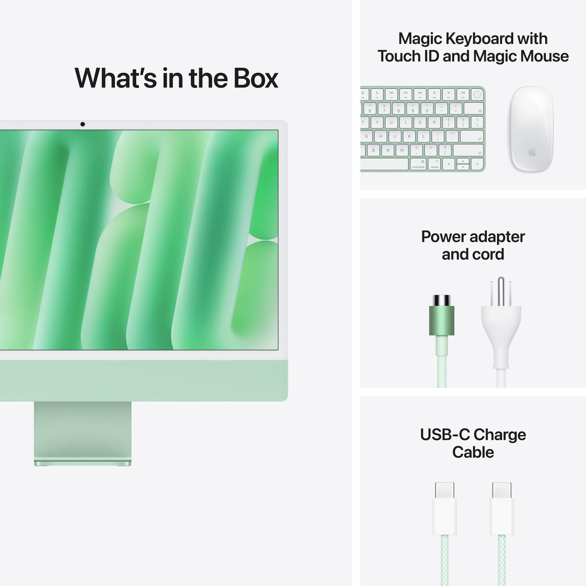 Apple - iMac 24-inch All-in-One - M6 chip - 12 Core CPU - 12 Core GPU - Standard Glass - 24GB Memory - 512GB SSD - Green
