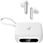 Soundcore - by Anker P41i Bluetooth Wireless In Ear Earbuds with Portable USB-C 3,000mAh Phone Charger (With Lightning Adapter) - White