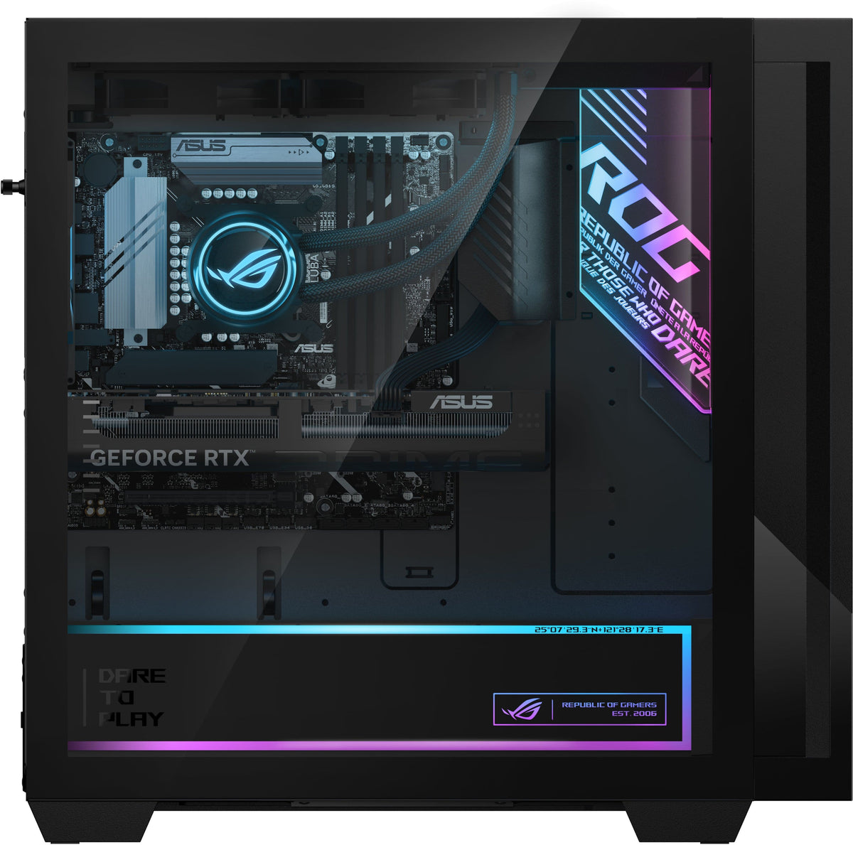 ASUS - ROG G700 Gaming Desktop - Intel Core Ultra 7 270K (2026) - 32GB Memory - NVIDIA GeForce RTX 5080 - 2TB Storage - Black