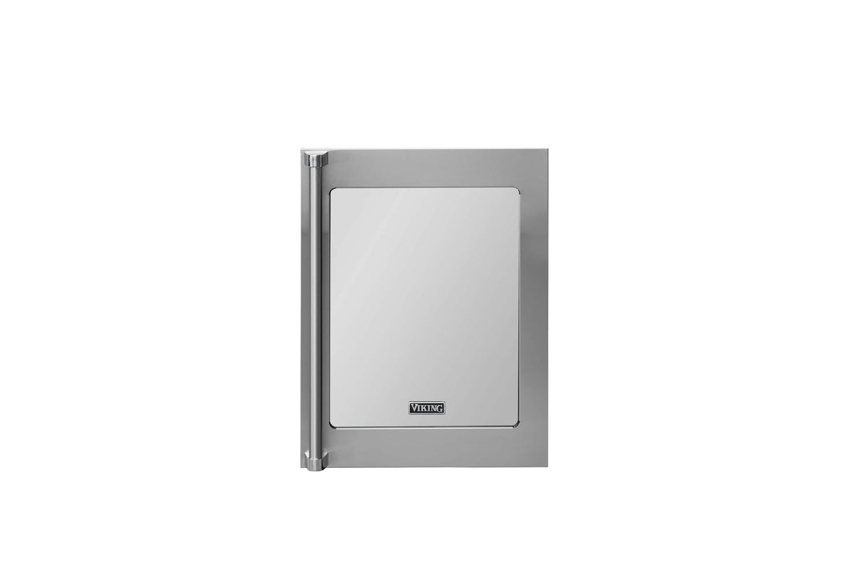 Viking - 24” W. Professional Door Panel for Undercounter Beverage Center with Glass Door, for FRUI/FBUI/FWUI5242G - Stainless Steel