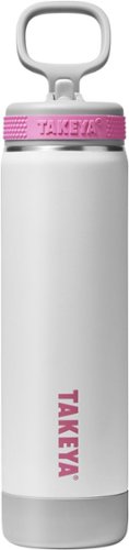 Takeya - Sport 22-oz. Soft-Touch Leakproof Water Bottle with Straw Lid - Pure Era