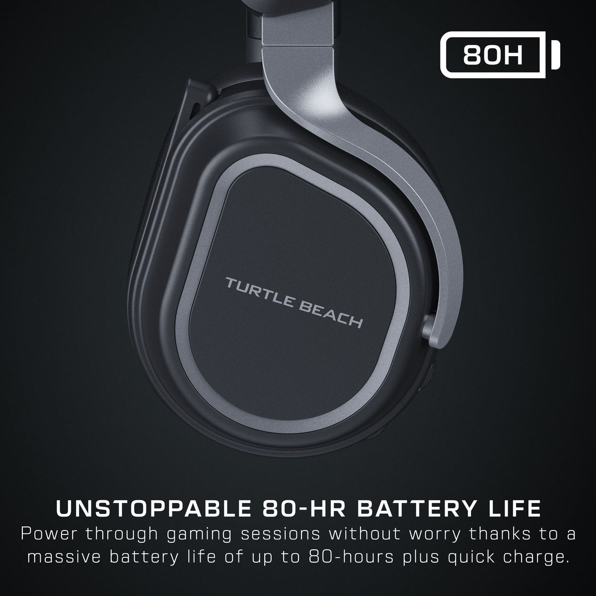 Turtle Beach - Stealth 700 Gen 3 Wireless Over-Ear Multiplatform Gaming Headset for PC, PS5, PS4, & Mobile with 80-Hr Battery - Black