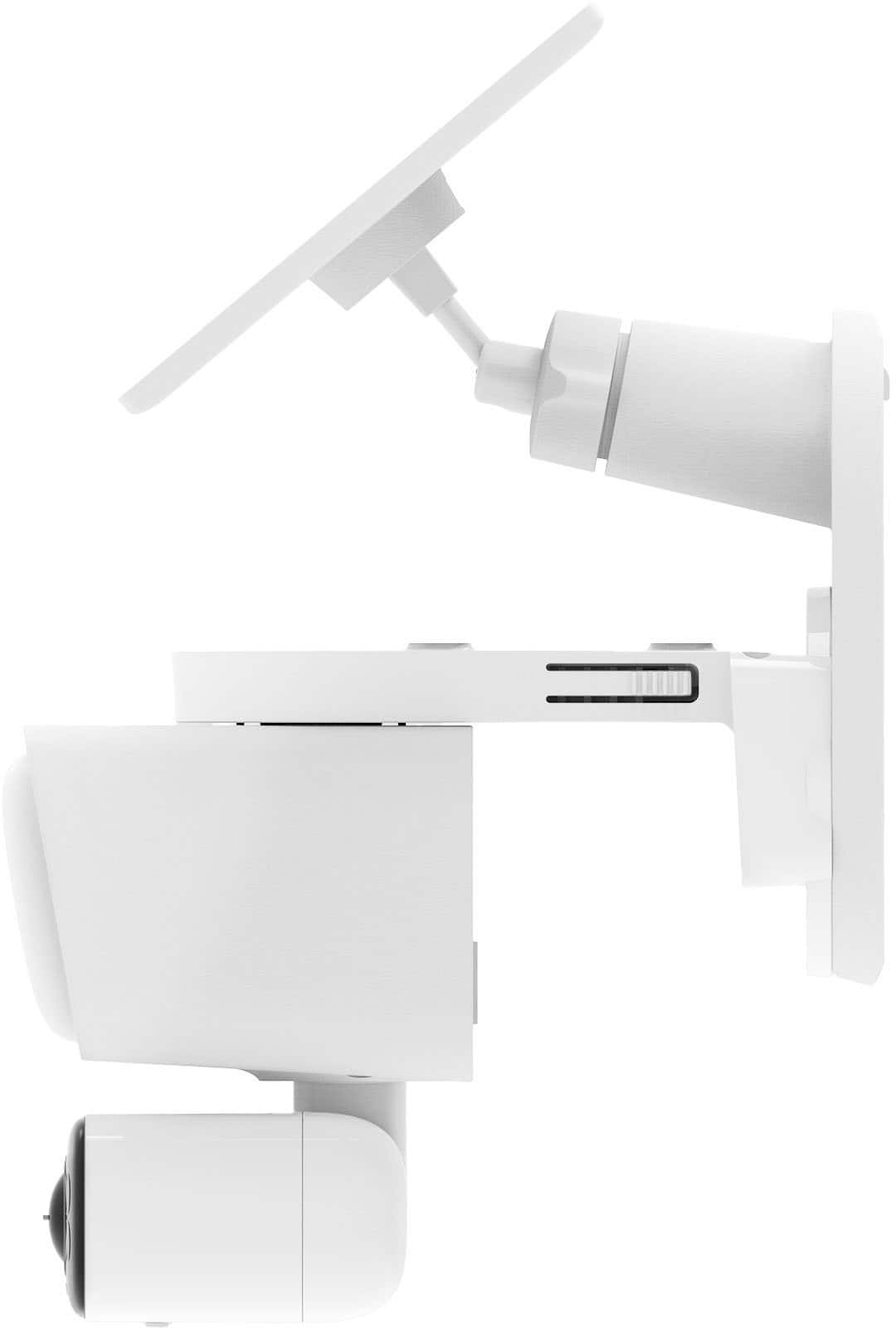 TP-Link - Tapo Wireless Floodlight Pan-Tilt Security Camera, 360° Viewing, 2K Crystal-Clear Video, Solar Charged - No Monthly Fees - White