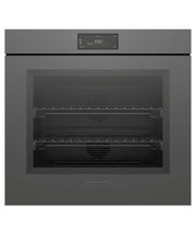 Fisher & Paykel - 30" 3 Cu. Ft. Single Combination Steam Oven, 6.8" Touchscreen, Handleless- Minimal Grey - Gray