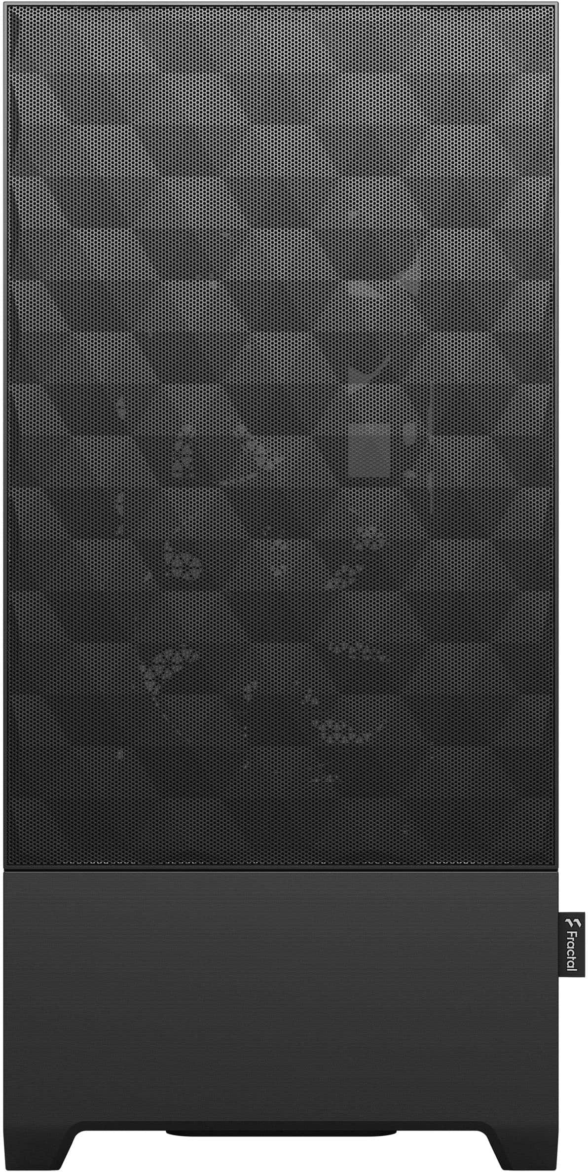 Fractal Design - Pop Air Black ATX High-Airflow Solid Panel Mid Tower Computer Case - Black