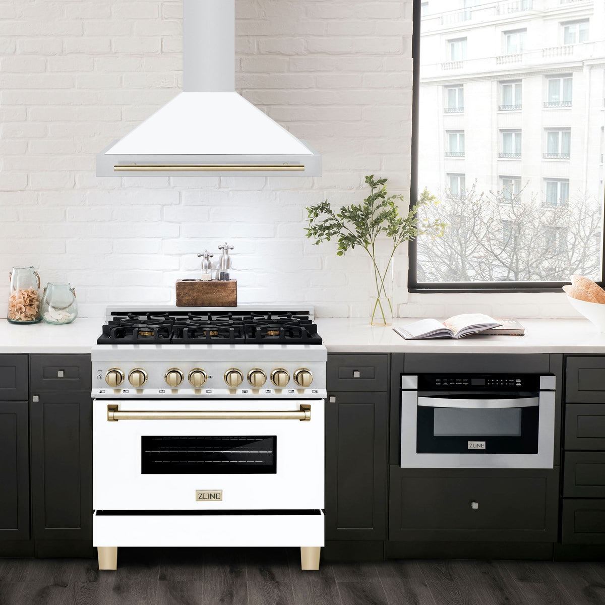 ZLINE Autograph Edition - 36 inches - Externally Vented - Wall Range Hood - White Matte