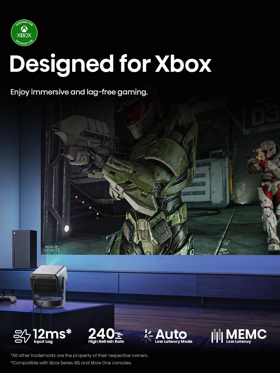 Hisense - C2 Ultra Triple Laser 4K Smart Projector, 65"-300", 3000 ANSI Lumens, IMAX Enhanced, Designed for XBOX, JBL Speaker - Silver