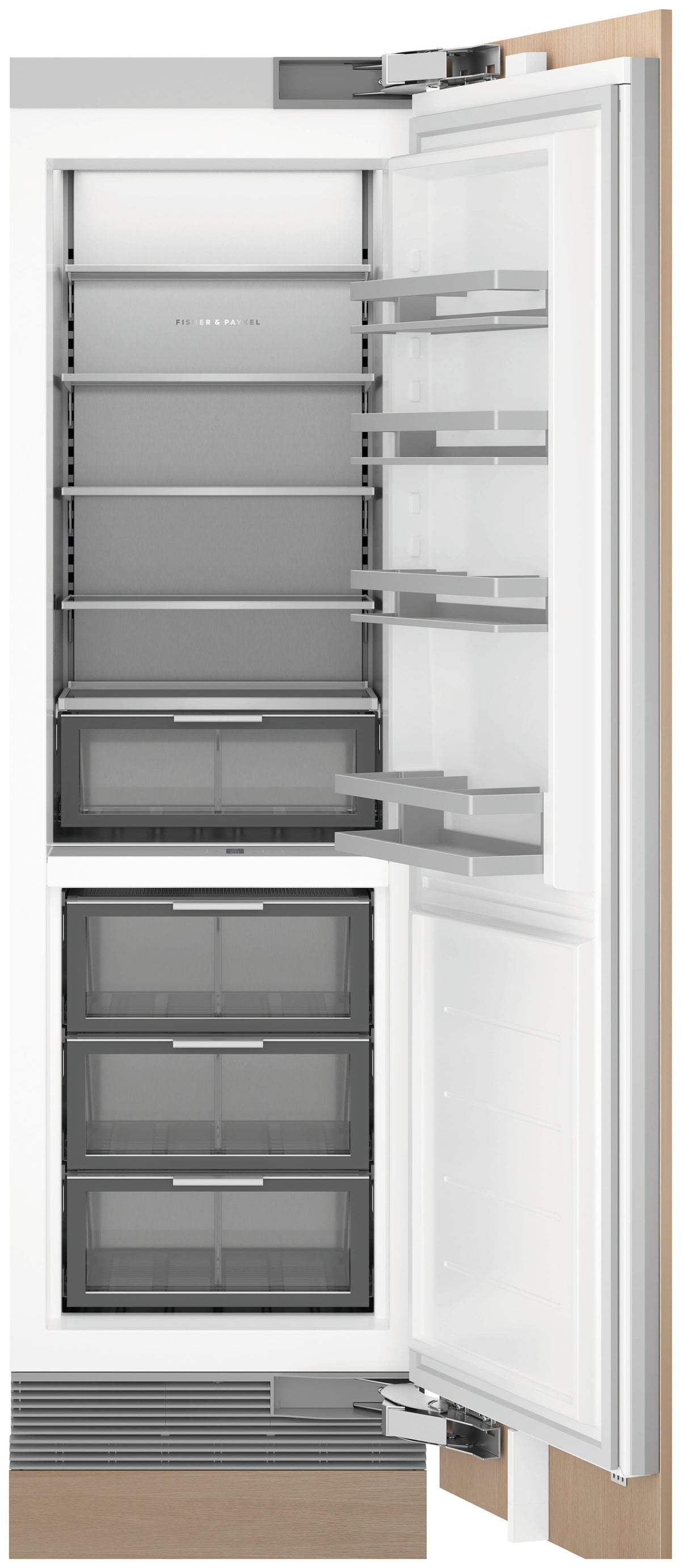 Fisher & Paykel - 24 in. Wide 12.4 cu ft 24 in Column Refrigerator Panel Ready Right Hinge - Custom Panel Ready