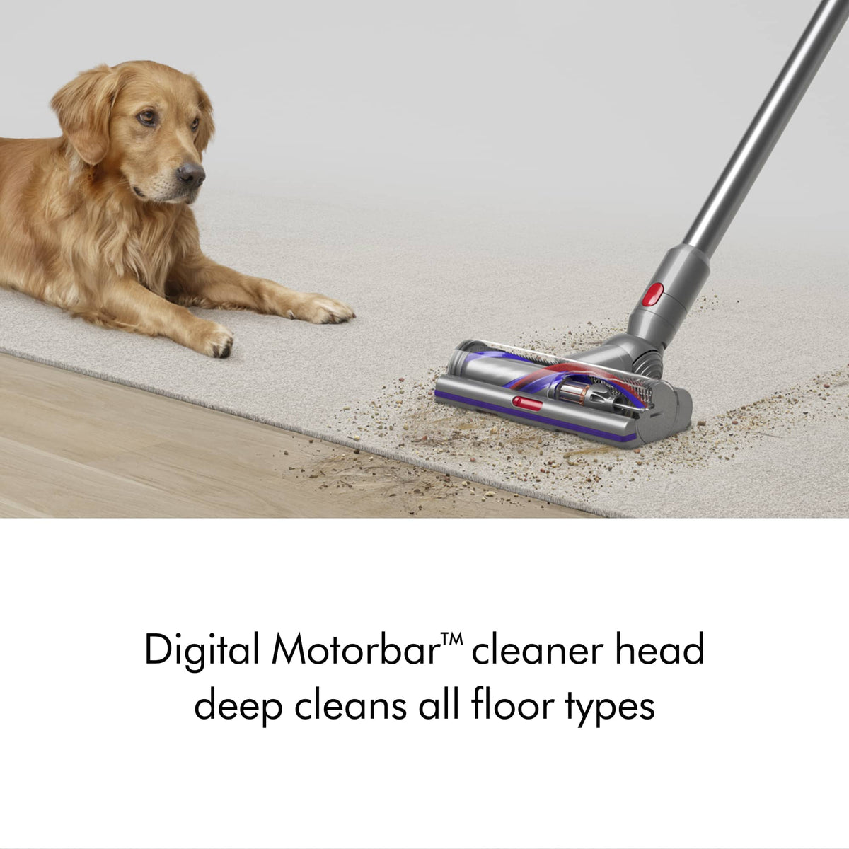 Dyson - V15 Detect Cordless Vacuum - Yellow/Nickel