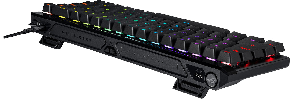 ASUS - ROG Falchion Ace 65% Wired Analog Gaming Keyboard with ROG HFX Magnetic Switches and Rapid Trigger Toggle - Black