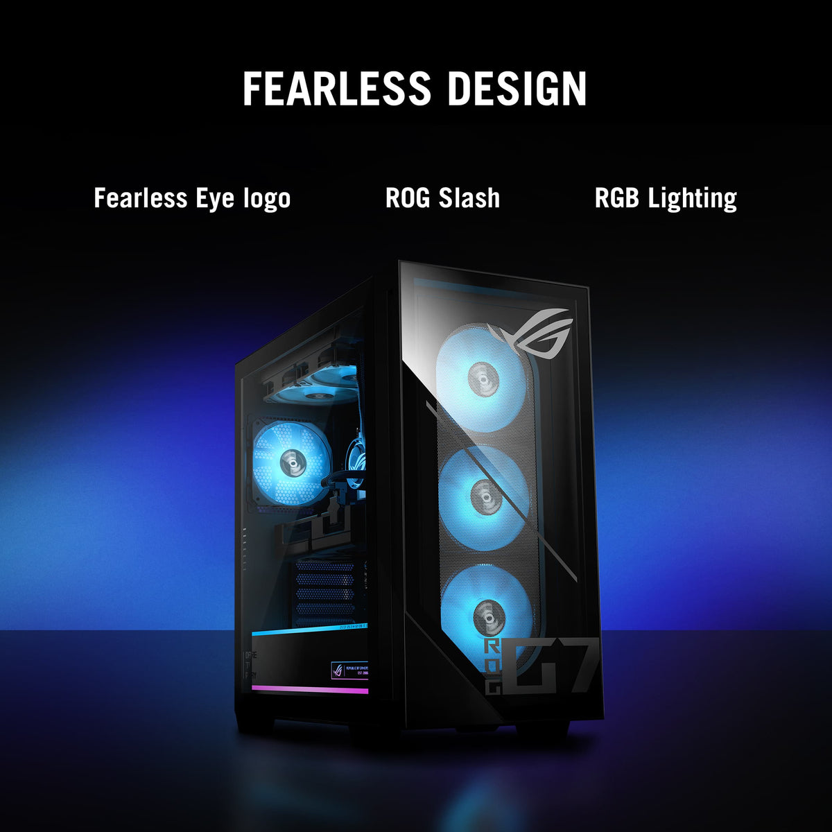 ASUS - ROG G700 Gaming Desktop - Intel Core Ultra 7 265KF - 32GB Memory - NVIDIA GeForce RTX 5070 12GB - 2TB SSD - Black