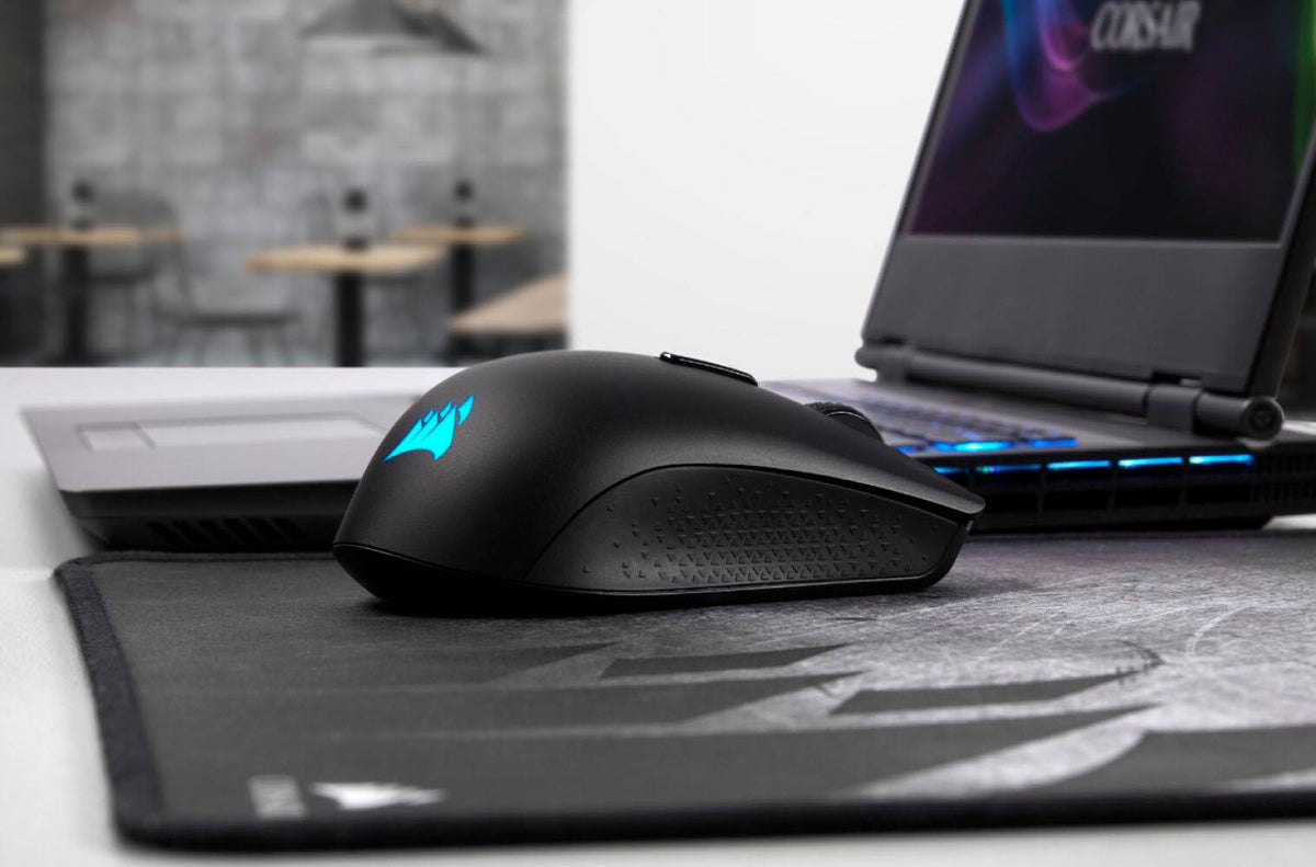 CORSAIR - HARPOON RGB Wireless FPS Optical Gaming Mouse with Bluetooth - Wireless - Black