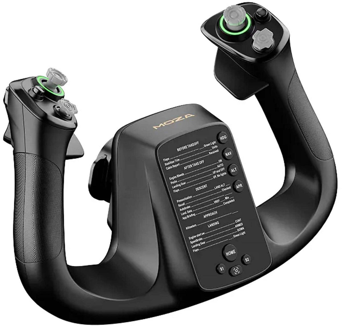 Moza Racing - MFY Yoke Flight Simulator Flightstick for Windows - Black