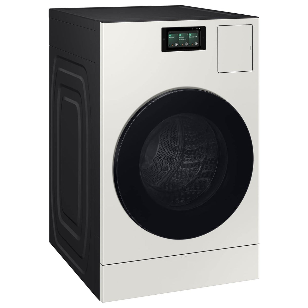 Samsung - 5.3 cu. ft. Bespoke AI Laundry Ventless Heat Pump Dryer Combo All-in-One Ultra Capacity Washer with AI Home - Ivory