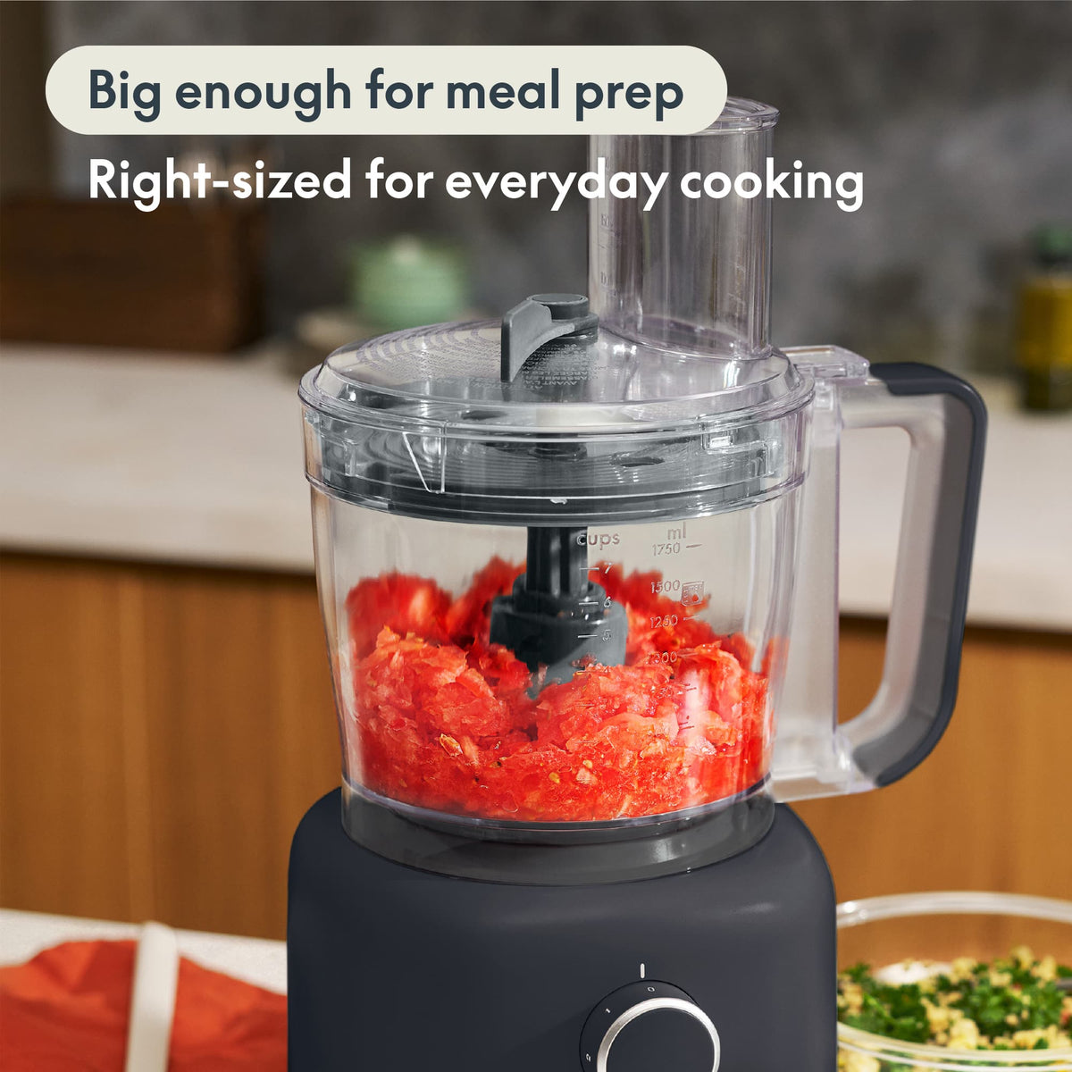 Bella - CHOP 10-Cup Food Processor - Slate