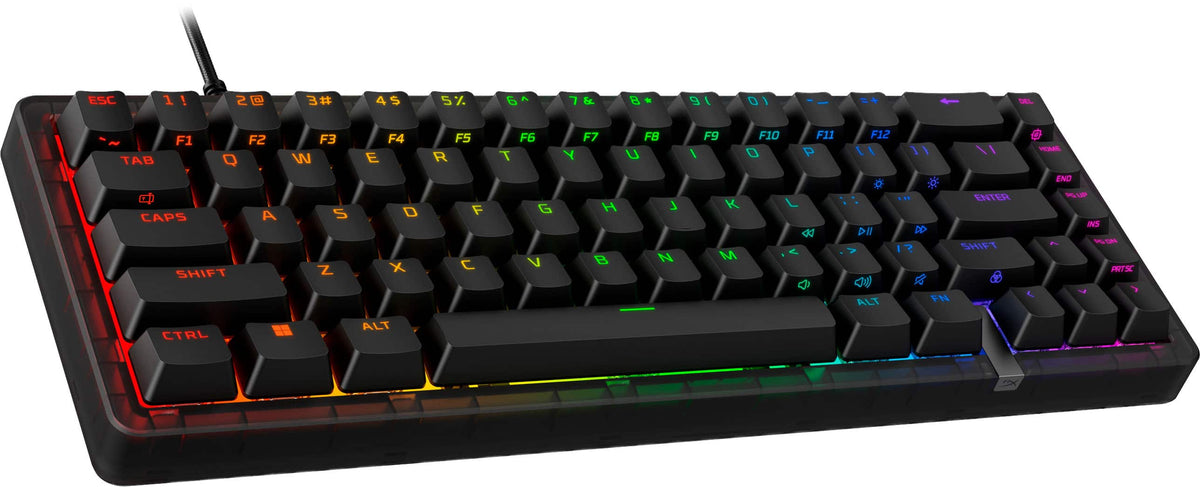 HyperX - Origins 2 Pro 65% Wired Magnetic Linear Switch Gaming Keyboard with RGB Back Lighting - Black